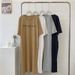 Summer Korean Fashion Simple Letter Print Casual Large Size Loose Short Sleeve Maternity Dress_ecoleips.com