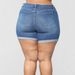 2025s Plus Size Fashion Stretch Denim Shorts For Women_ecoleips.com