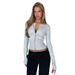 Cross-Border Long-Sleeve European And American 2026 Autumn Winter New Slim Fit Knitted Base Shirt Sweater Cardigan For_ecoleips.com