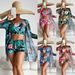 Women's Clothing Fashion Multi Color Printed Sexy Bikini Bikini Three Piece Women's Swimsuit_ecoleips.com
