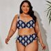 Verve Two-Piece Swimsuit For Women 2025 New Sexy Bikini With Chest Pads, Wireless Triangle Swimwear_ecoleips.com