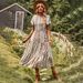 European American Style Women Big Swing Dress Spring Summer Waist Cinched Slimming Elegant Dress_ecoleips.com