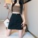 Temperament High Waist Denim Short Skirt Women's Summer New Thin And Versatile Large Size Hip A-shaped Skirt, Hip Skirt_ecoleips.com