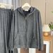 Plus Size Women's 2-Piece Hoodie & Pants Set | Double-Zip Casual Lounge Wear | Soft Cotton Comfort For Sizes 1XL–4XL (Up To 200 Lbs)_ecoleips.com