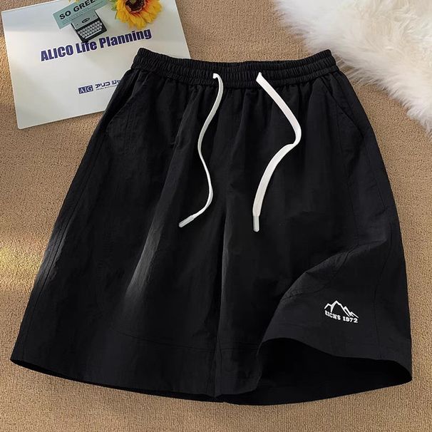 Women's Quick Drying Thin Shorts American Style Trendy Loose Fit Casual Sports Summer Bottoms Korean Style Versatile_ecoleips.com