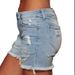 K Broken Hole, Rough Edge, Cow Size Shorts, Women's Slimming Look, Women's Jeans_ecoleips.com