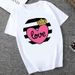 Women's Printed T-shirt Short Sleeves_ecoleips.com