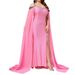 Women's Clothing New Sling Sequin Solid Color Trailing Dress_ecoleips.com