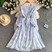 Women's plus Size Loose Fitting V Neck Dress Elegant Embroidered Knee Length Skirt 2026 New Style Gentle_ecoleips.com