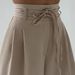 Women's Casual Spot Design High Waist Lace Up Slim Straight Trousers_ecoleips.com