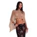 Women's Hollow out See through One Piece Knitted Sweater European American Style Multiple Wearing Methods Vacation Beach Cover up Shawl Top_ecoleips.com