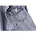 "Vintage Beaded Denim Jacket For Women – Heavy Washed Cropped & Loose Fit (Black/Light Blue)"_ecoleips.com