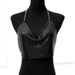 European And American Women's Fashion Cross-Border New Sequin Strap Party Nightclub Music Festival Sexy Hot Girl Metal_ecoleips.com