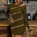 2021 . Cross-Border European And American Autumn Winter New Rhinestone Slim Fit Bodycon Off-Shoulder_ecoleips.com