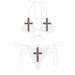 Cross Shaped Rhinestone Bikini Women's Sexy Swimsuit Two Piece With Straps Personalized Design_ecoleips.com