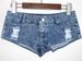 2025s Sexy Ultra-Low Waist Denim Shorts Bodycon Slimming Elastic Cotton Ultra-Short Hot Nightclub Pole Dance Pants_ecoleips.com