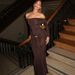 Summer Women's Elegant Off-Shoulder Dress European American Style Solid Color Long Sleeve Slim Fit Bodycon Fashion Cross Border_ecoleips.com