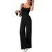 G25J090-2026 Summer New Style Cross-Strap Backless Jumpsuit With A Relaxed Wide-Leg Design And Draped Effect_ecoleips.com
