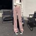 2025 Summer Trend: Light-Colored Straight-Leg Jeans Women, Loose Fit, Draped, Extra-Long Wide-Leg Floor-Length Pants For_ecoleips.com
