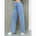 Foreign Trade 2025 New Model Cross-Border European And American High-Waisted Washed Women's Jeans Long Straight_ecoleips.com
