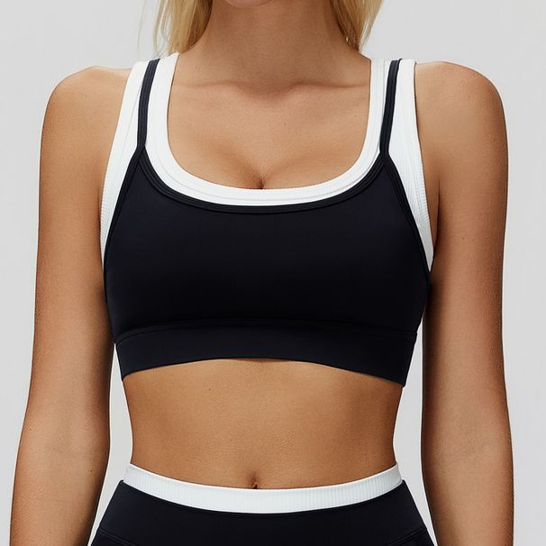 Yoga Underwear Women Sports Bra Breathable Shock Proof Gym Workout Fitness Push Up Top Yoga Running Active Sportswear Vest Bra_ecoleips.com