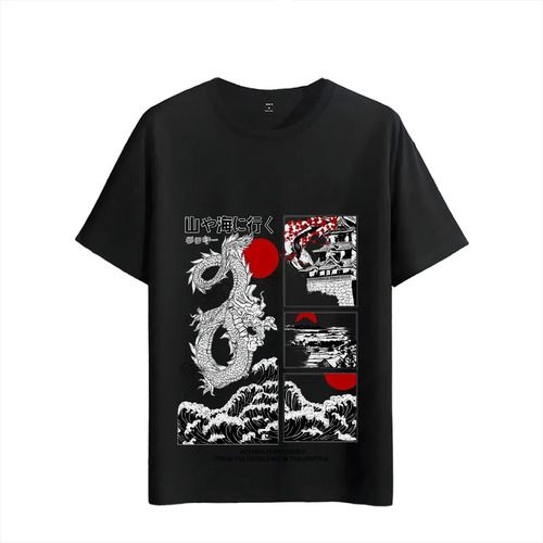 Women's T-Shirts Tshirt Muscle Freaks Japanese Dragon Tattoo Style_ecoleips.com