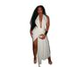 Sexy Solid Color Bandage Bodycon Dress Slim Fit V Neck Halter Wrap Chest Fashion Women's Party Club Evening Dress_ecoleips.com