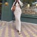 V-Neck Ribbed Tie-Waist Knit Sweater & Pencil Skirt Set - Autumn Casual Outfit For Women (XS-XXL, Multiple Colors)_ecoleips.com