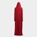 Verve Plus Size Dress Muslim Women's Hooded Abaya Saudi Loose Casual Ethnic Style Cover-up_ecoleips.com
