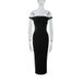 Women's Clothing Hot Sale Sexy One Shoulder Oblique Shoulder Slim Curling Temperament Dress_ecoleips.com