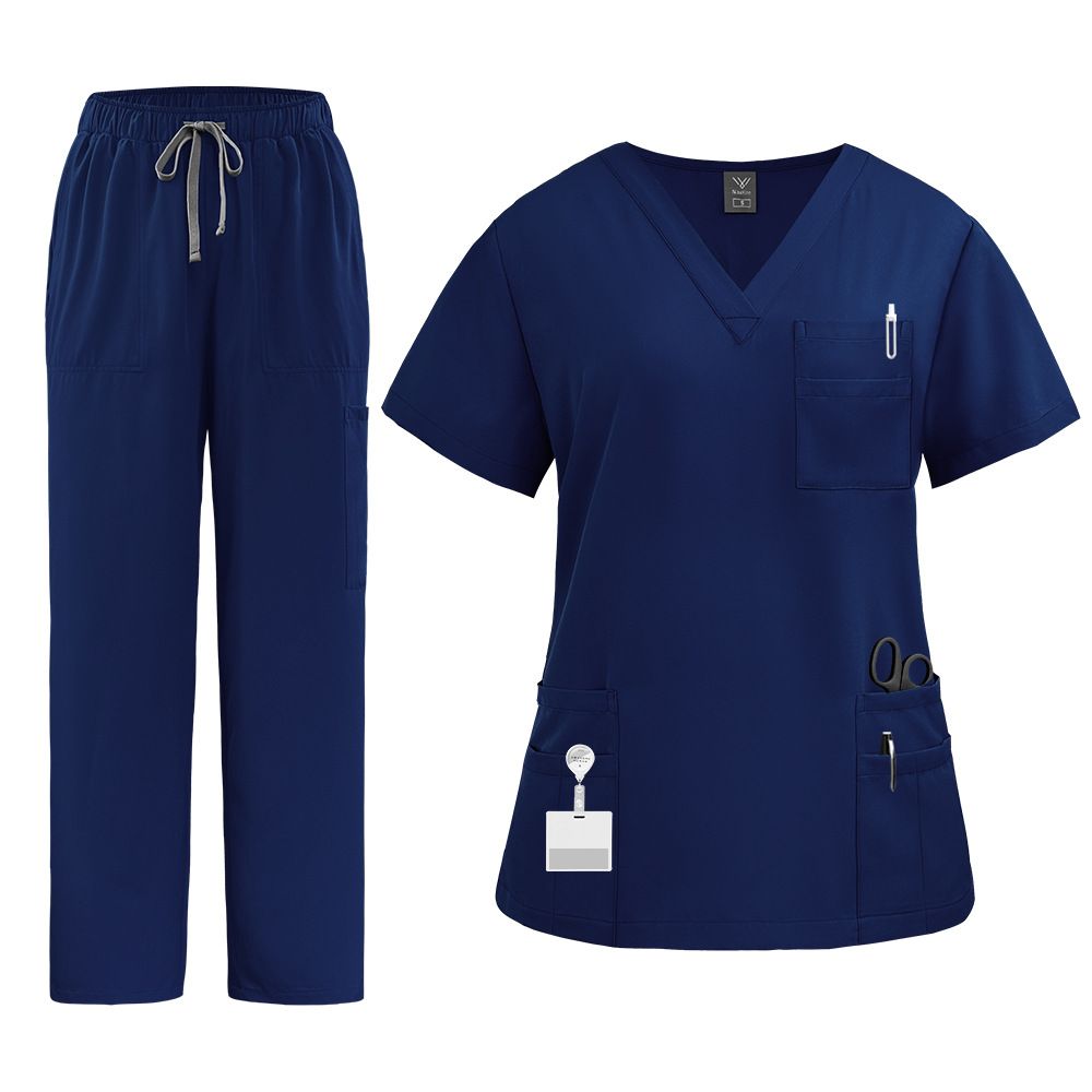 Women's Clothing Washing Clothes Suit Short T Nurse Clothes Surgical Clothes Work Clothes_ecoleips.com