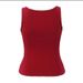 Aria Basics Aria Basics 25 Summer New Women's European And American Style Simple Slim Fit Round Neck Single-Breasted Sleeveless Vest With Small_ecoleips.com