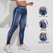 Women's Clothing Denim Yoga Class Peach Hip High Waist Elastic Black Tight Barbie Hip Lift Skinny Pants_ecoleips.com
