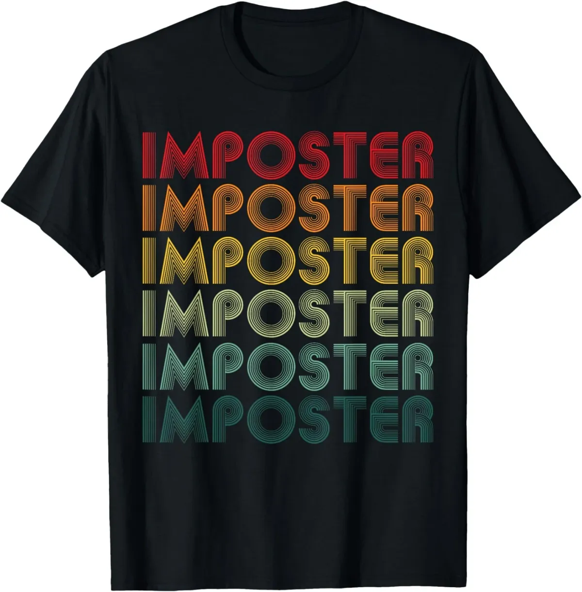 Women's T-Shirts Cool Imposter Gamers Tee - Retro Vintage Video Gamer Gift T-Shirt_ecoleips.com