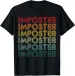 Women's T-Shirts Cool Imposter Gamers Tee - Retro Vintage Video Gamer Gift T-Shirt_ecoleips.com