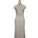 2025 Spring/Summer New Women's Sleeveless Halter Gold Sequin Bodycon Prom Dress With Small Train_ecoleips.com