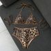Leopard Sequin Two Piece Swimsuit Ruffled Edges European American Style Bikini Women's Cross Border Fashion 2026_ecoleips.com