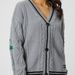 K Pure Color Long-sleeved Cardigan For Women,Temperament Commuting, European And American Bat Wing Knitting, Light Gray Single-row Button Sweater Coat_ecoleips.com