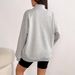 AD690 American Retro Polo Sweatshirt, Women's Loose Fit For Autumn, 2025 New Design With A Stylish Turn-down Collar Top_ecoleips.com
