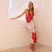 Women's New European And American Style 2025 Summer Sexy Backless Strap Floral Print Slim Fit Long Dress_ecoleips.com