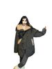 girl Lamb Wool Mid-Length Jacket For Women 2025 New Workwear Parka Thickened Slimming Cotton Coat_ecoleips.com