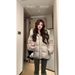 girl Girl Lazy Style Winter New Loose Slimming Cotton Jacket With Fleece Lining And Hooded Warm Coat_ecoleips.com
