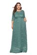 Hot Selling Plus Size Women's Clothing New Lace Pocket Evening Dress Bridesmaid Dress_ecoleips.com