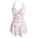 Women's Clothing Conservative Slim Belly Covering One Piece Dress_ecoleips.com