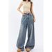 Retro High-waisted Wide-leg Jeans For Women, 2026 New Style, Loose Fit, Slimming, Casual, Drapey, Straight-leg,_ecoleips.com
