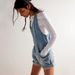 Women's Clothing New Pocket Sling Adjustable Strap Washed Denim Jumpsuit Shorts_ecoleips.com