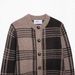 Women's Plaid Knit Cardigan – Long Sleeve Open Front Sweater Coat (S-L, Classic Checkered Pattern)_ecoleips.com