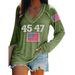 2025 Spring Fun And Comfortable Casual Women's T-shirt Round Neck Hoodie Digital Long Sleeve Printed Top_ecoleips.com
