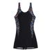 Women's Clothing One Piece Tight Quick Drying One Piece Hot Spring Sports One Piece Swimsuit_ecoleips.com