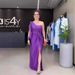 Verve 2025 Spring Fashion Evening Elegant Socialite Waist-Cinching Slim Fit Long Dress For Women_ecoleips.com
